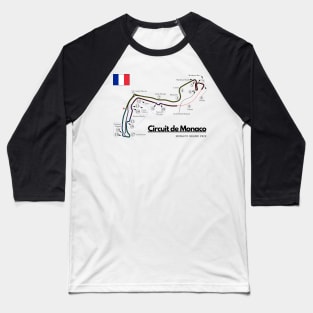 Circuit de Monaco F1 Track Monaco Baseball T-Shirt